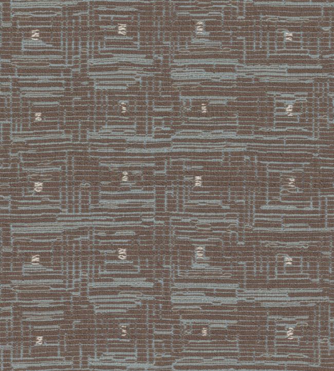 Barry FR Fabric by Zimmer + Rohde Blue/Brown