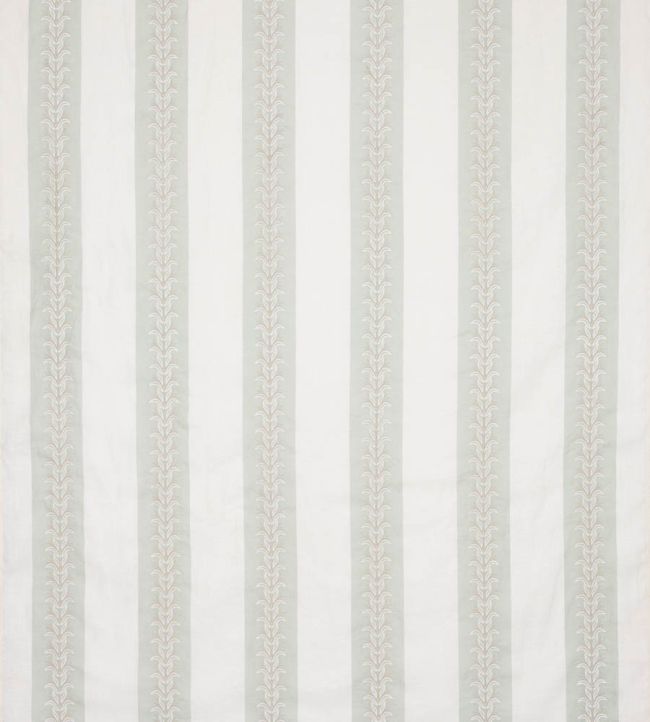Barton Stripe Fabric by Colefax And Fowler Aqua