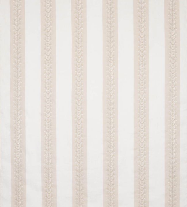 Barton Stripe Fabric by Colefax And Fowler Beige