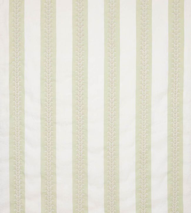 Barton Stripe Fabric by Colefax And Fowler Leaf Green