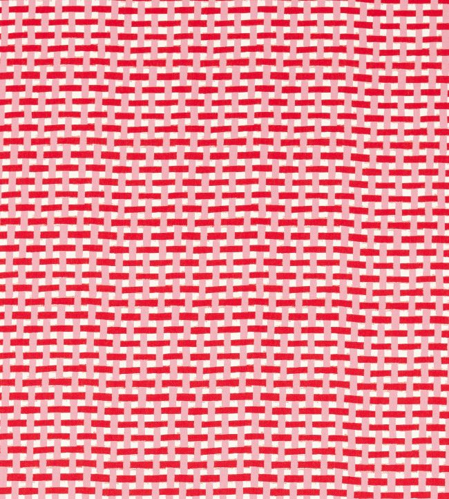 Basket Weave Fabric by Harlequin Coral/Rose