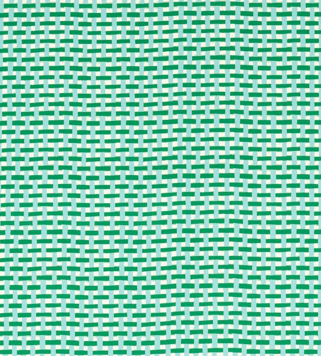 Basket Weave Fabric by Harlequin Emerald/Aquamarine