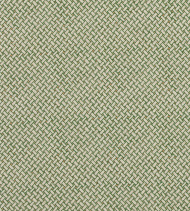 Basketweave Fabric by Mulberry Home Emerald