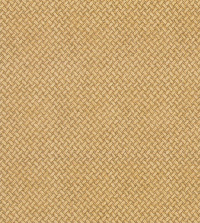 Basketweave Fabric by Mulberry Home Ochre