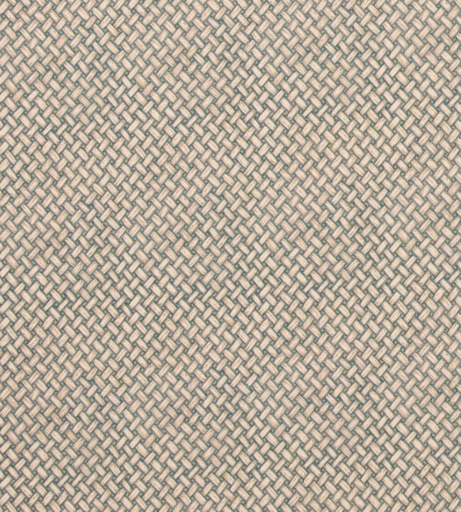 Basketweave Fabric by Mulberry Home Teal
