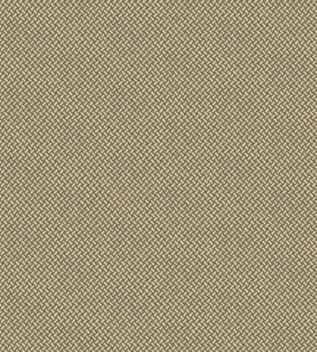 Basketweave Wallpaper by Mulberry Home Teal