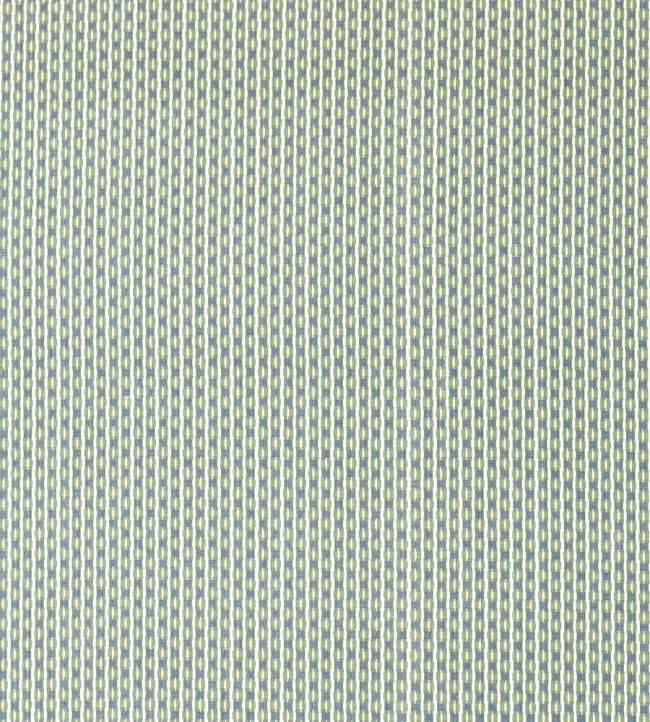 Batak Check Fabric by Sanderson Avocado/Indigo