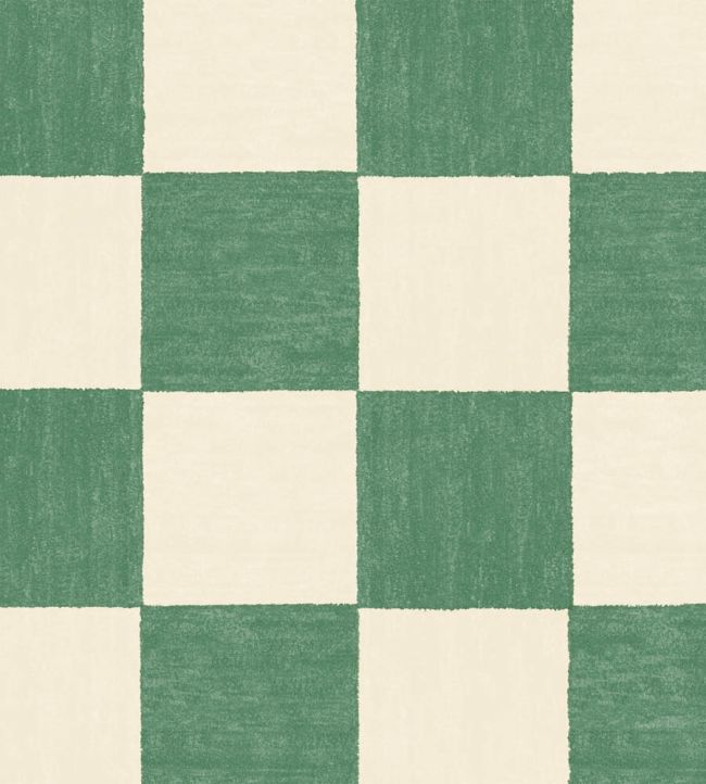 Battenberg Wallpaper by Woodchip & Magnolia Spinach Green