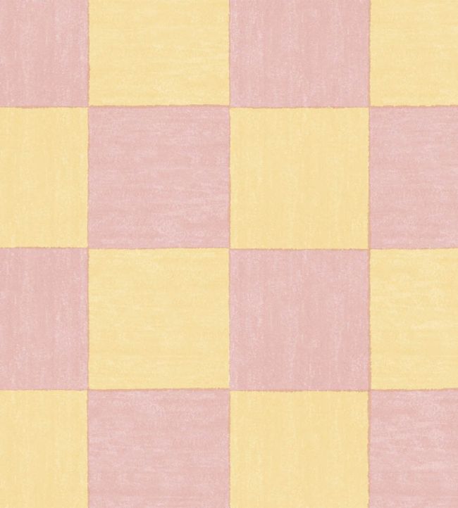 Battenberg Wallpaper by Woodchip & Magnolia Sugar Pink