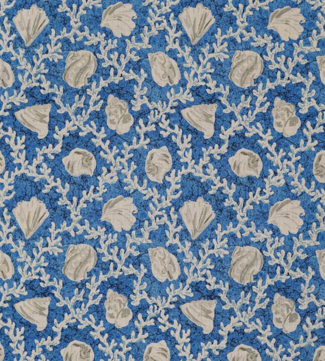 Beach Comber Fabric by Jim Thompson No.9 Marine