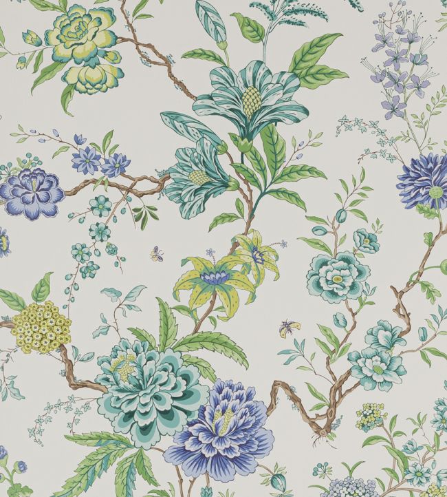 Beauchamp Wallpaper by Manuel Canovas Vert d'Eau