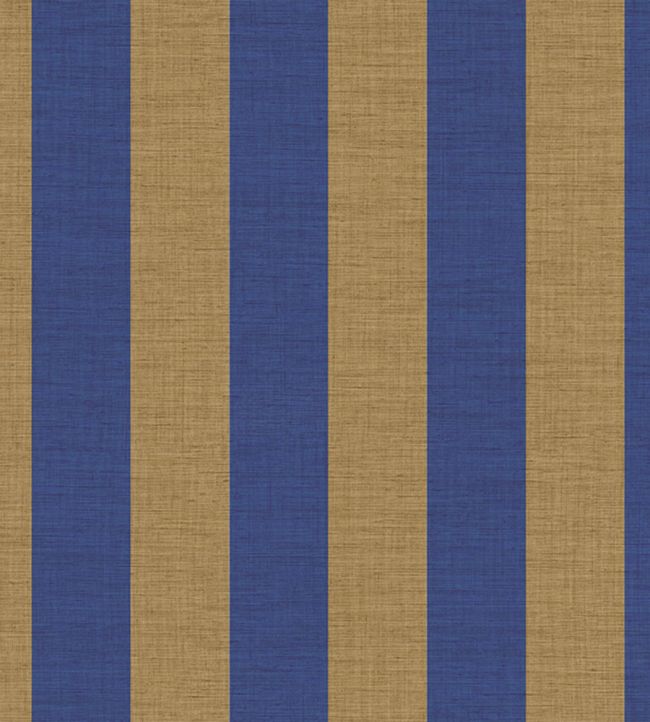 Beausoleil Wallpaper by Casamance Bleu Roi Bronze