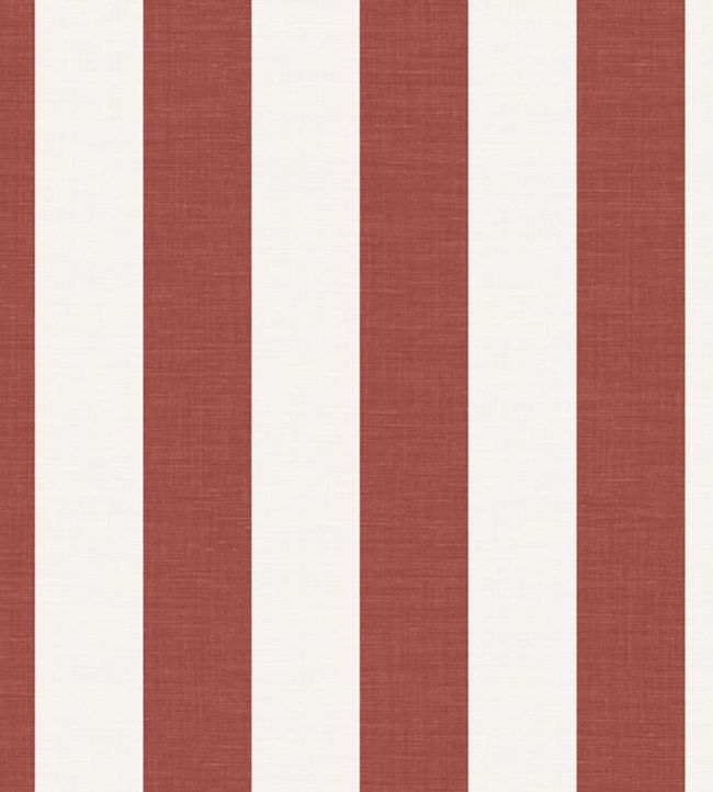 Beausoleil Wallpaper by Casamance Rouge Carmin Blanc Petale