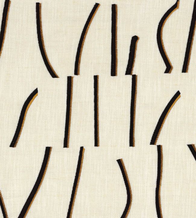 Bejuco Fabric by Casamance Ambre Noir
