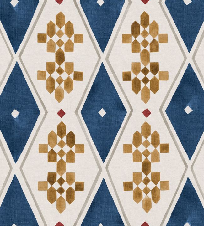 Beldi Rugs Wallpaper by Coordonne Ultramarine