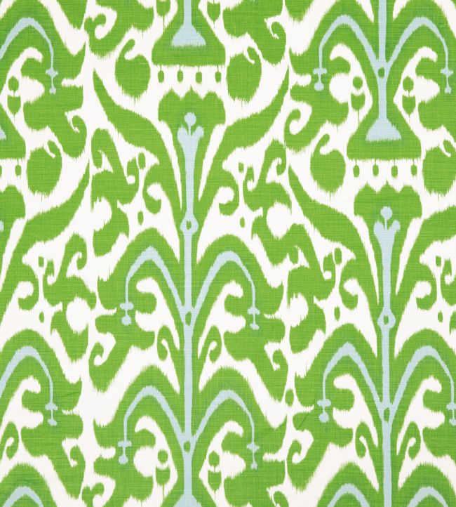 Belfour Fabric by Christopher Farr Cloth Green