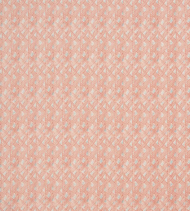 Belge Fabric by Christopher Farr Cloth Coral