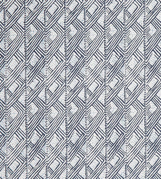 Belge Fabric by Christopher Farr Cloth Dark Indigo