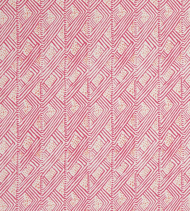 Belge Fabric by Christopher Farr Cloth Hot Pink