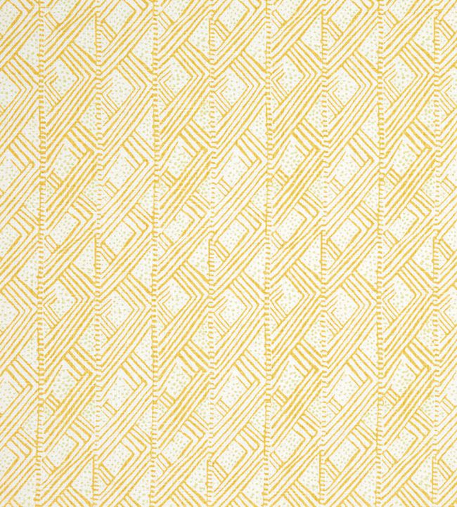 Belge Fabric by Christopher Farr Cloth Lemon