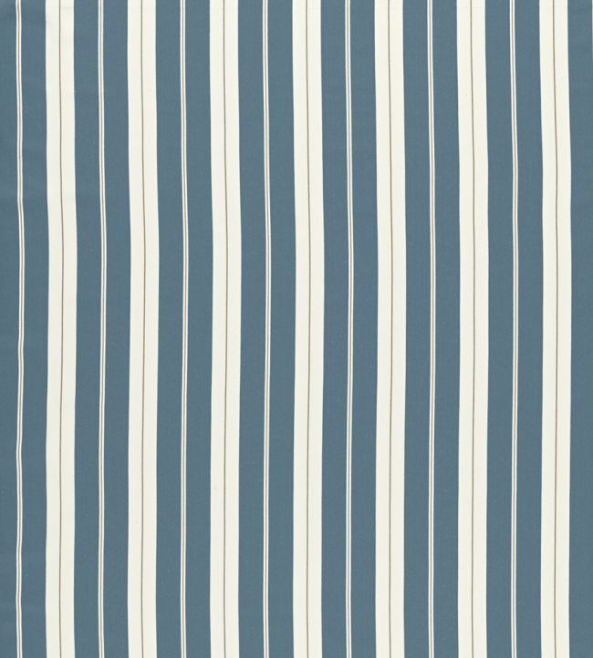 Belgravia Fabric by Clarke & Clarke Denim/linen