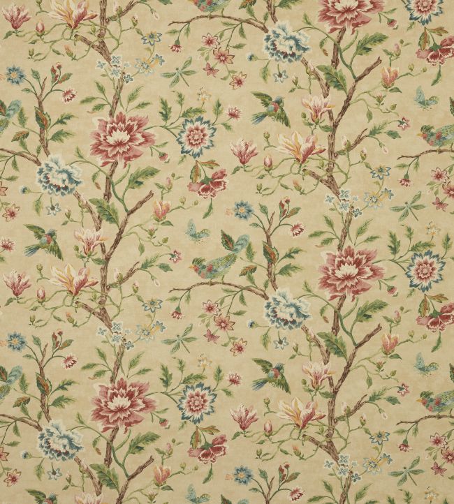 Belgrove Fabric by Colefax and Fowler Pink/Green