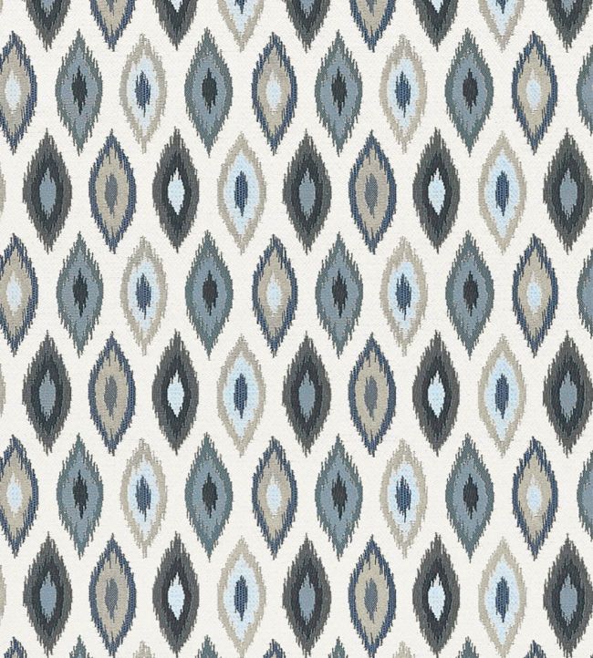 Beliza Fabric by Thibaut Navy and Sky