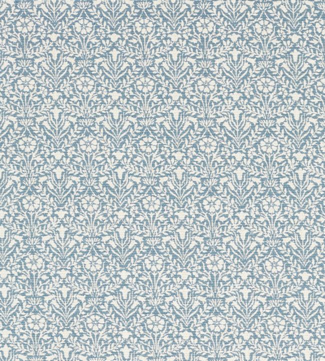 Bellflowers Weave Fabric by Morris & Co Mineral Blue