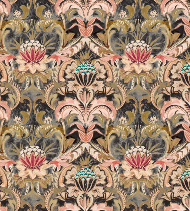 Belvedere Fabric by Arley House Pink Diamond