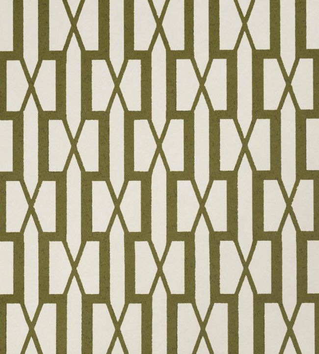 Belvedere Wallpaper by Schumacher Olive