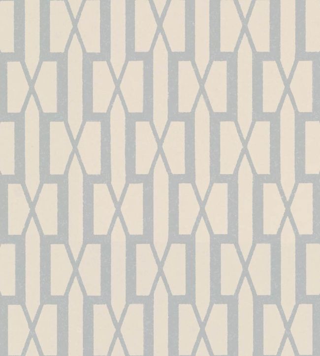 Belvedere Wallpaper by Schumacher Orpington Blue