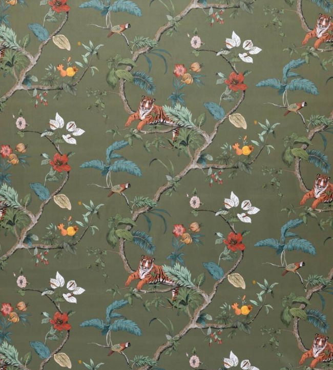 Bengal Fabric by Ashley Wilde Olive