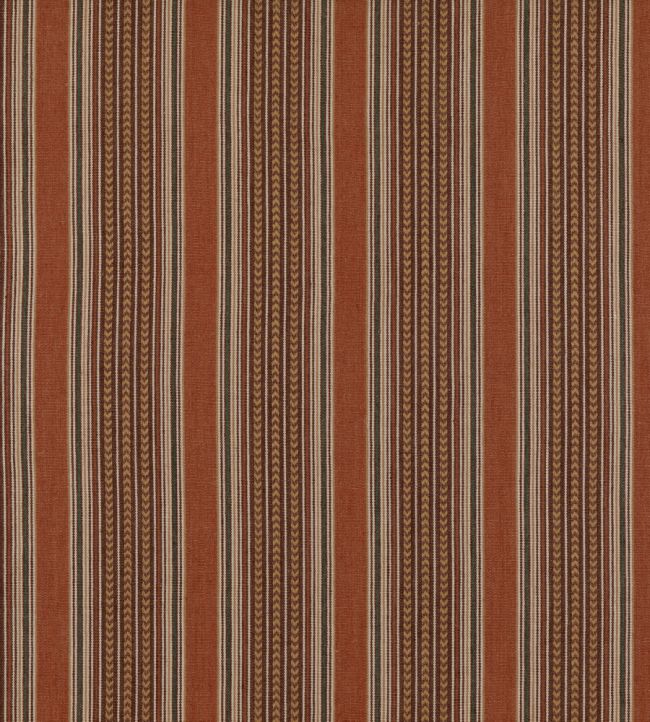 Berber Stripe Fabric by Mulberry Home Spice