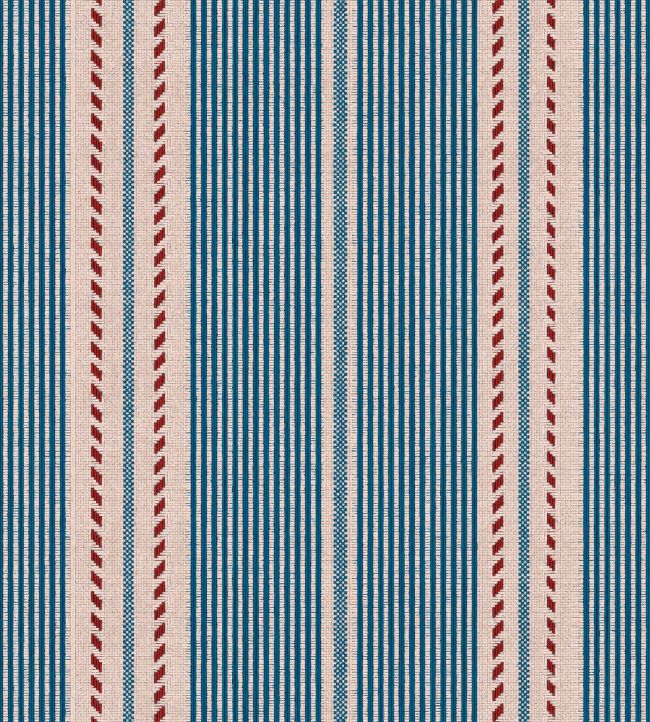 Berber Stripes Wallpaper by MINDTHEGAP Blue