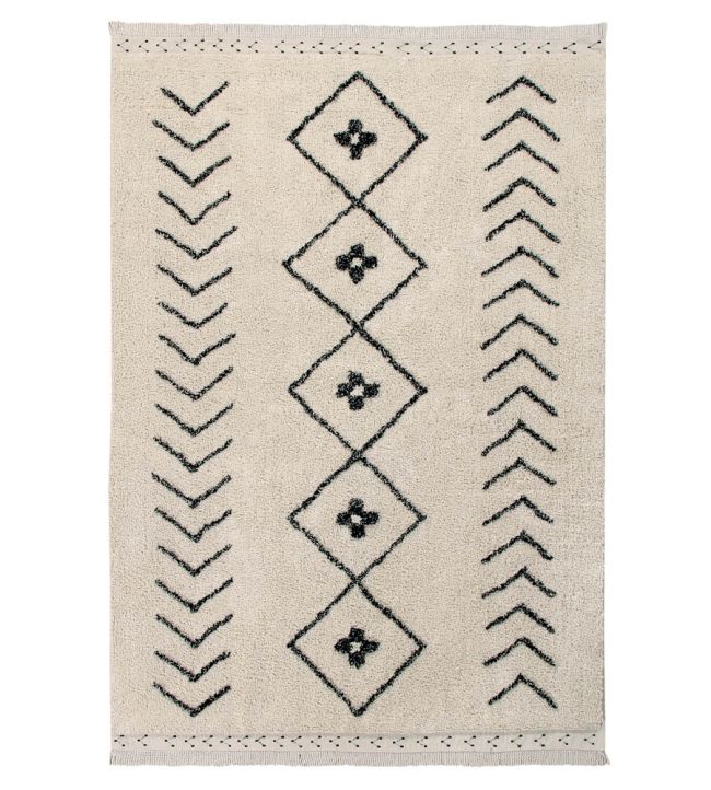 Lorena Canals Bereber Rhombs rug Natural C-BER-RHOMBS-S Natural