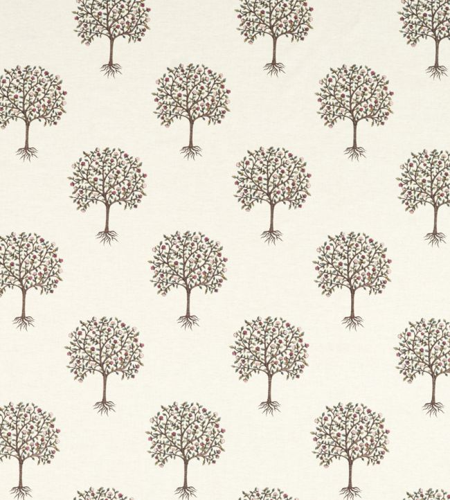 Bergamot Fabric by Clarke & Clarke Blush/Linen