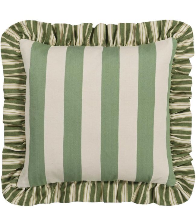 Berkeley Stripe Cushion 43 x 43cm by Designers Guild Celadon