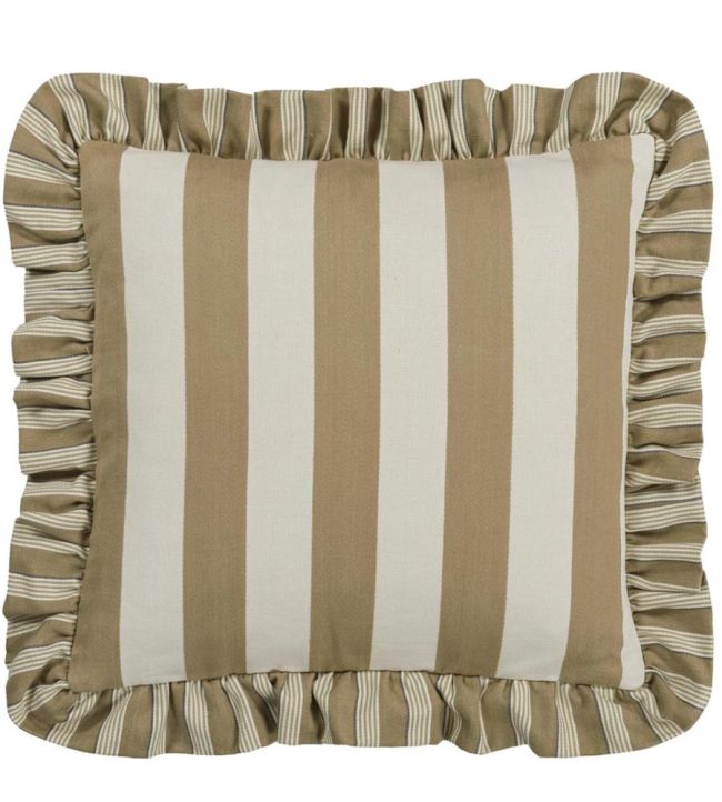 Berkeley Stripe Cushion 43 x 43cm by Designers Guild Natural