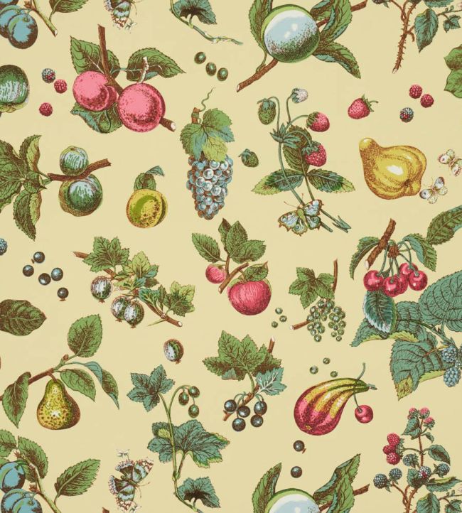 Berry Grove Wallpaper by Schumacher Butter