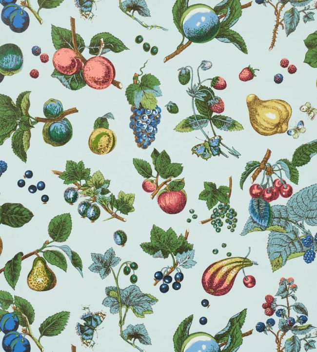 Berry Grove Wallpaper by Schumacher Sky