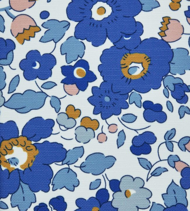 Betsy Flora in Easton Fabric by Liberty Lapis