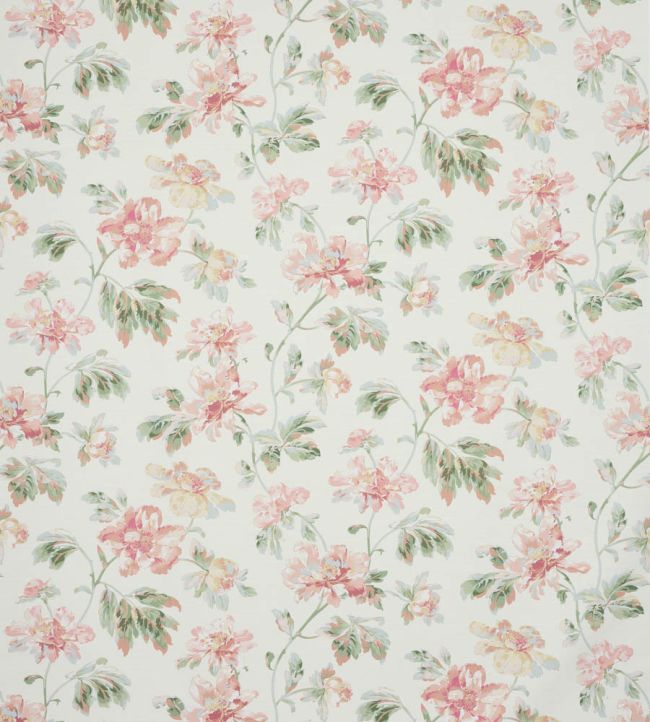 Bettina Fabric by Colefax and Fowler Apricot/Leaf