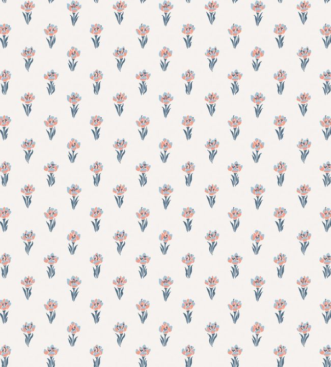 Betty Wallpaper by Sandberg Blue