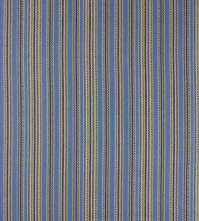 Bexleyheath Stripe Fabric by Morris & Co Woad
