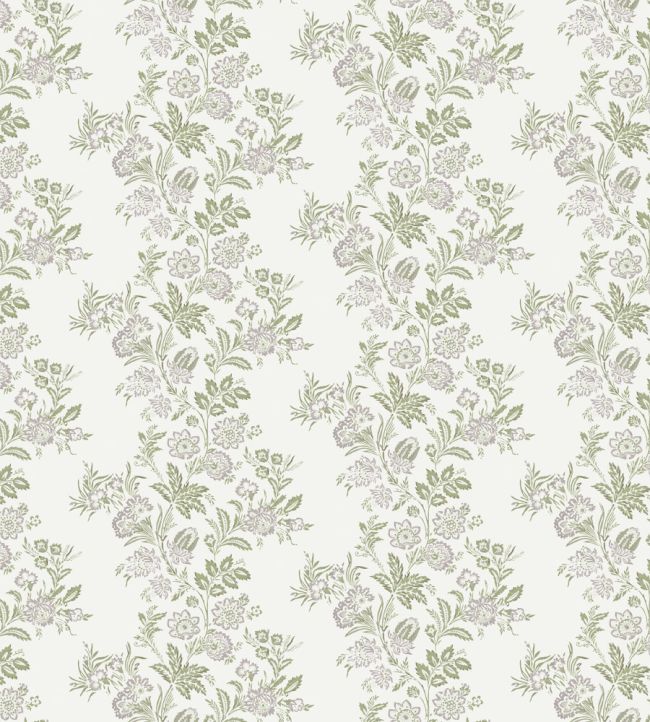 Bibury Fabric by Nina Campbell Lilac/Sage