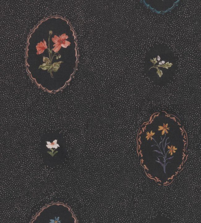 Bibury Sprig Fabric by Parker & Jules Midnight