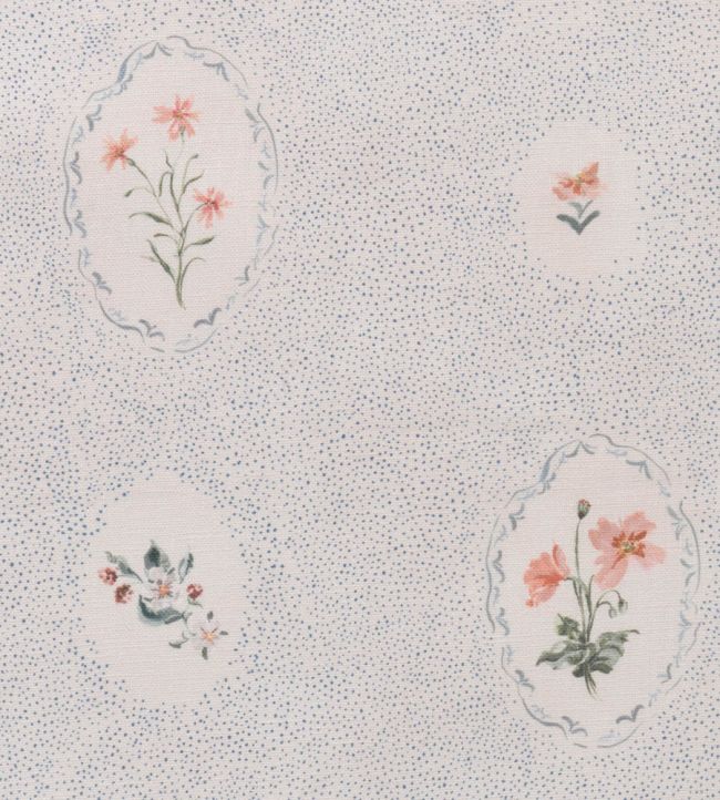 Bibury Sprig Fabric by Parker & Jules Sky Blue