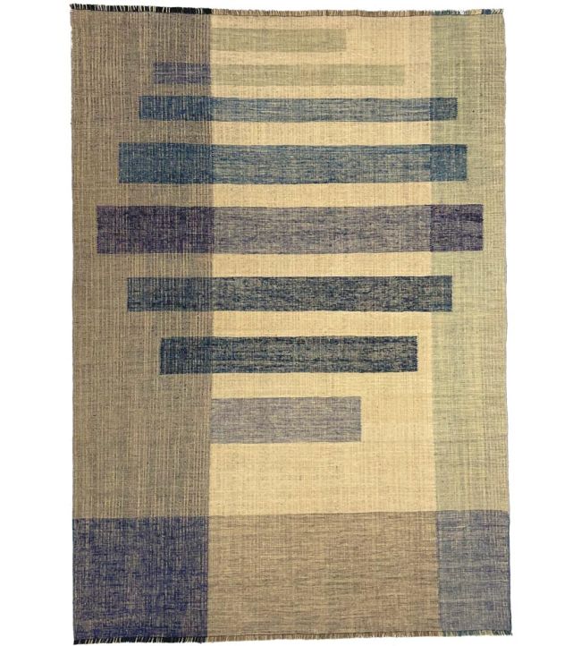 CF Editions Big Blue Circle by Nancy Nicholson rug Multi CFR138-01 Multi