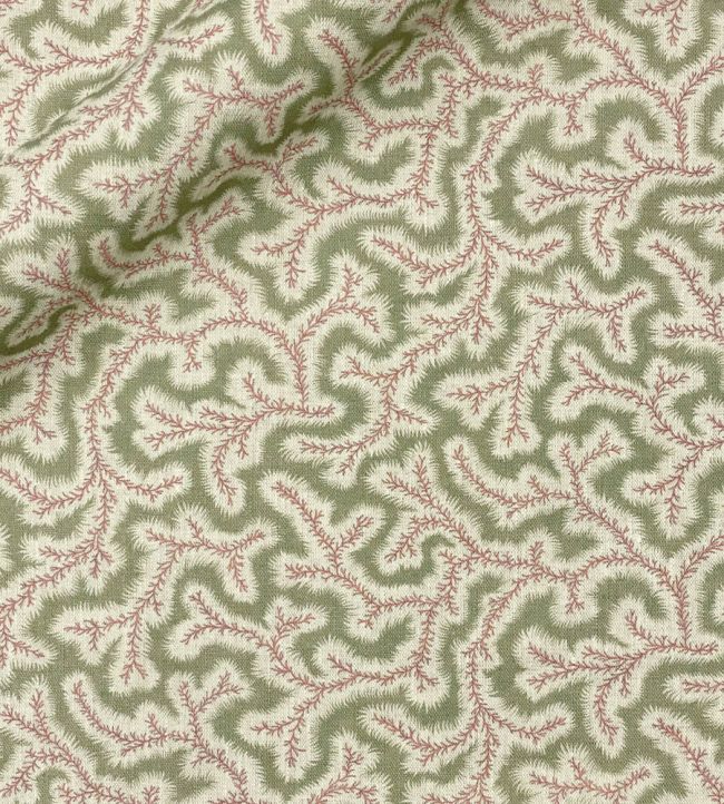 Big Dulcie Linen Fabric by Ian Sanderson Briar Rose
