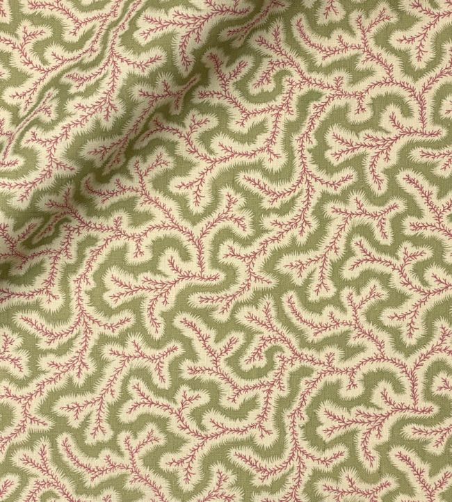 Big Dulcie Linen Fabric by Ian Sanderson Sweet Pea